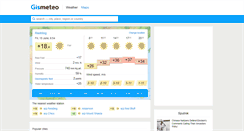 Desktop Screenshot of gismeteo.com